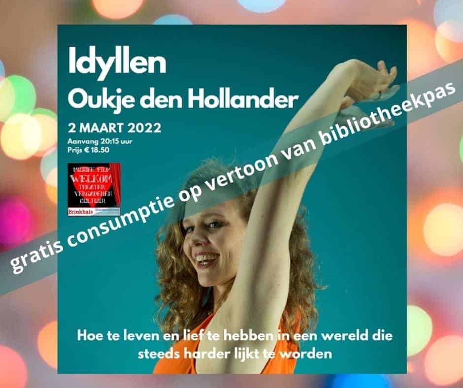 Idyllen Oukje Den Hollander Gratis Drankje Lid Bibliotheek