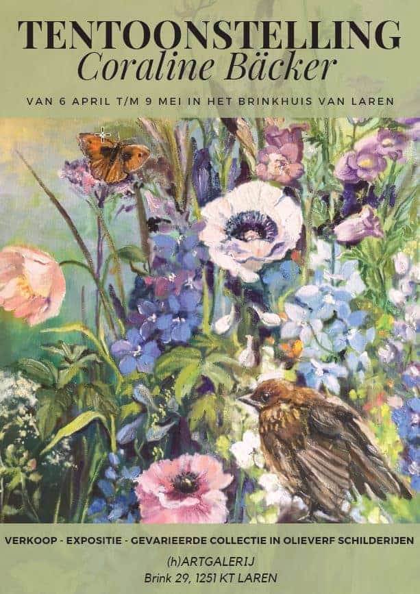 Beeldend kunstenares Coraline Bäcker Uit Eemnes