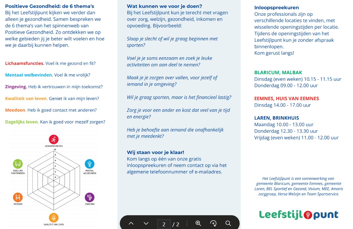 Leefstijlpunt Brinkhuis Laren Leefstijlpunt Brinkhuis Laren