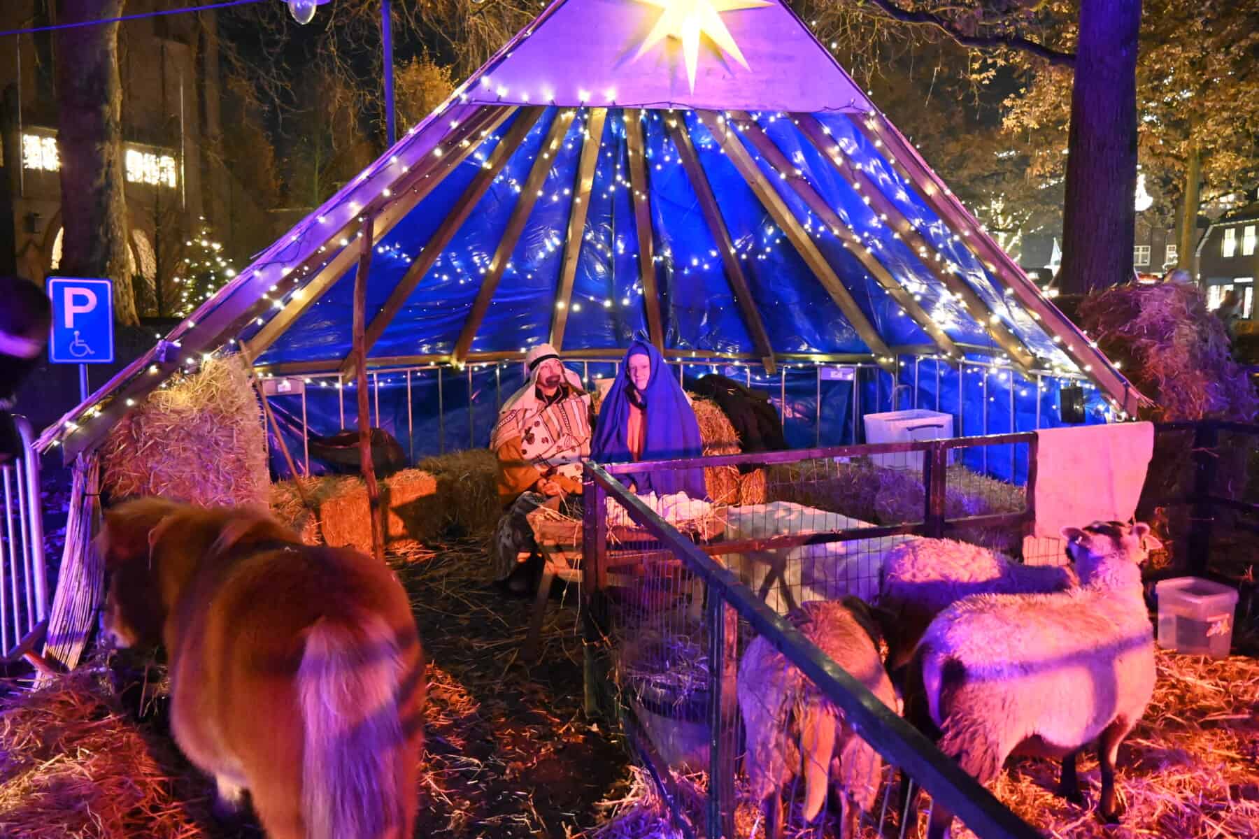 Kerststal Op Lichtjesavond Laren 16dec2022 Kerststal Op Lichtjesavond Laren 16dec2022