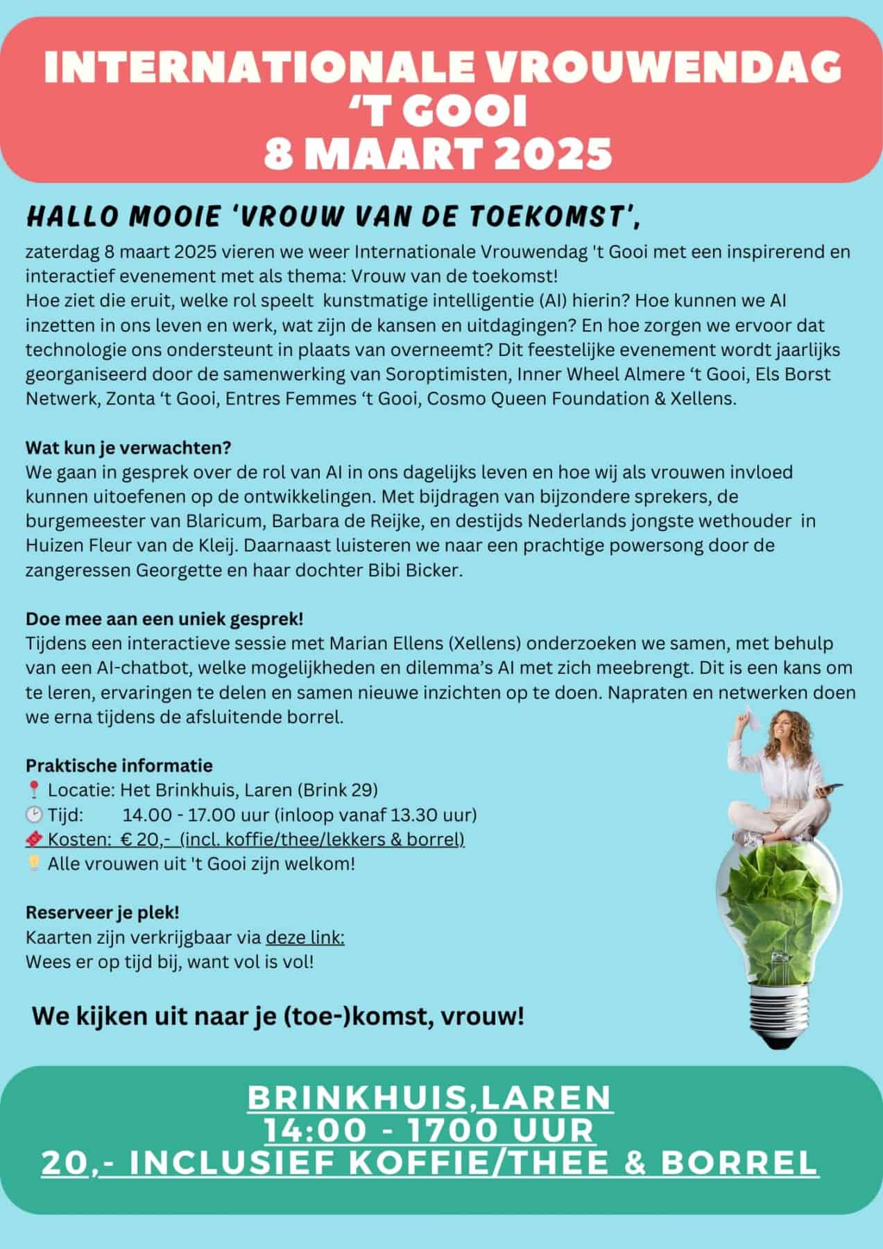 Internationale Vrouwendag Gooi – Brinkhuis Laren Internationale Vrouwendag Gooi - Brinkhuis Laren