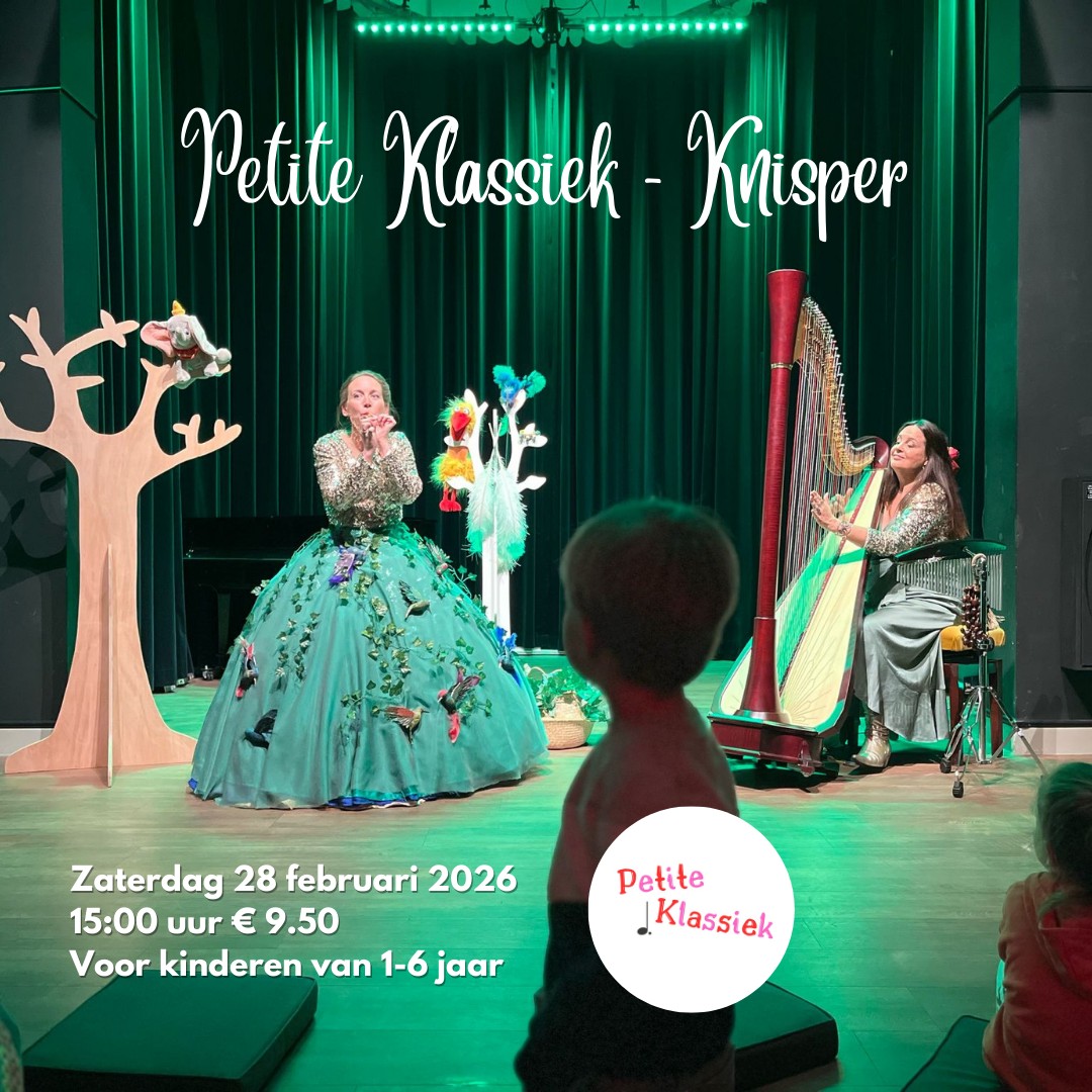 Petite Klassiek Knisper Kindervoorstelling 1-6 jaar