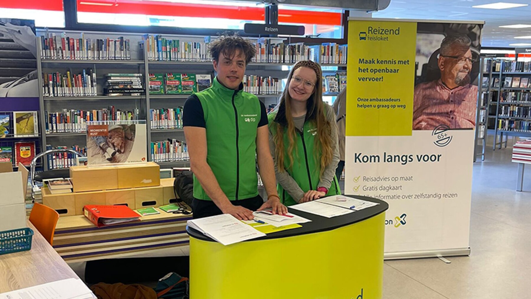 Reisloket In Laren in de Bibliotheek Gooi+ in het Brinkhuis