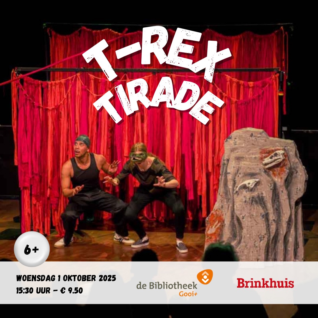 T-Rex Tirade Kindertheater Brinkhuis Laren T-Rex Tirade Kindertheater Brinkhuis Laren