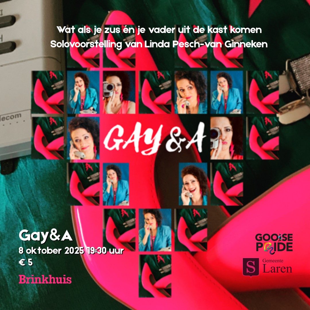 Pride Month Laren Gay&A Theatervoorstelling Laren