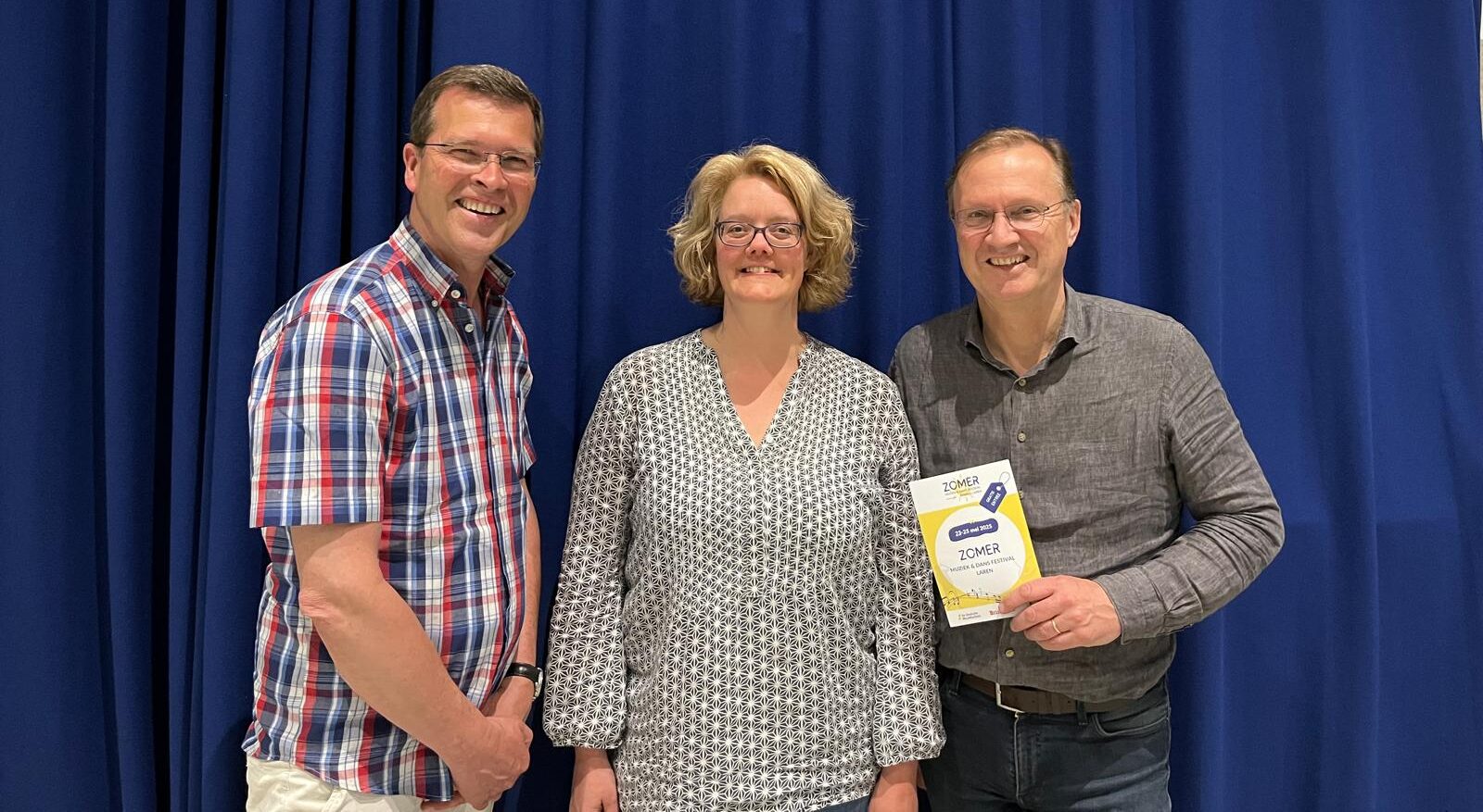 Coen Schimmel – Linda Kleijer en Leon Schouten – organisatie Zomer Muziek en Dans Festival Laren Coen Schimmel - Linda Kleijer en Leon Schouten - organisatie Zomer Muziek en Dans Festival Laren