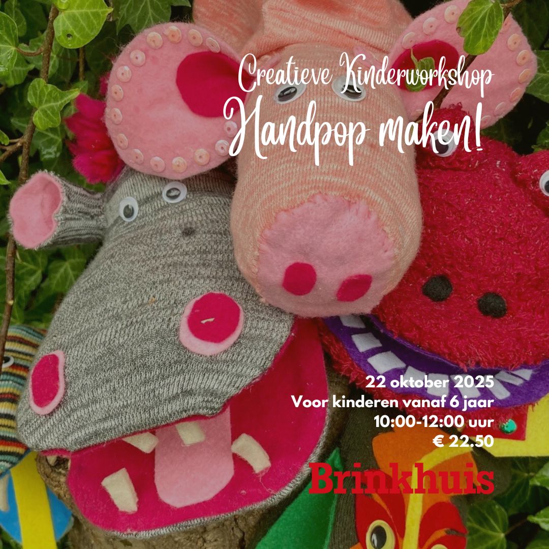 Marleen Gosman Kinderworkshop Handpop maken