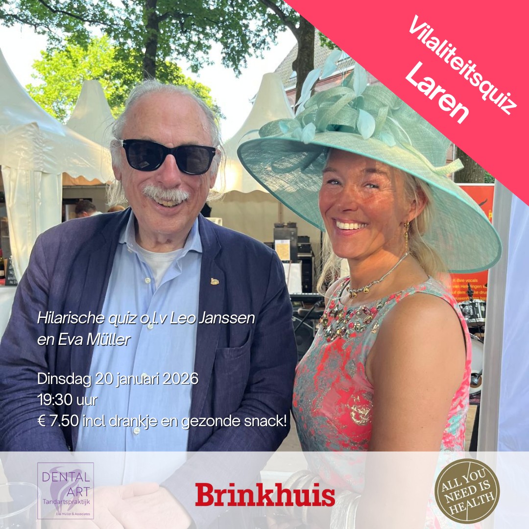 Vitaliteitsquiz Laren met Leo Janssen en Eva Muller