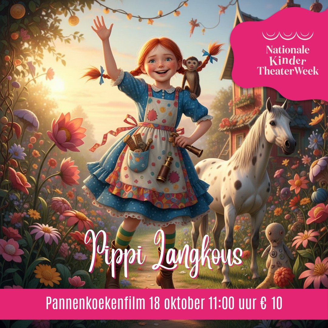 Kindertheaterweek 2025 Pippi Pannenkoekenfilm