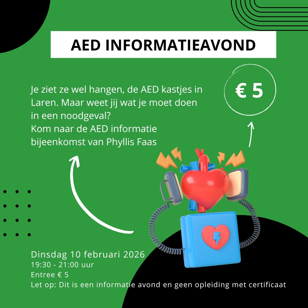 AED Informatieavond Brinkhuis Laren