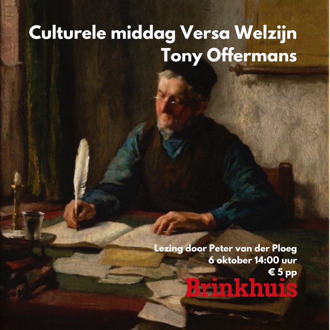 Culturele Middag Versa Welzijn over Tony Offermans