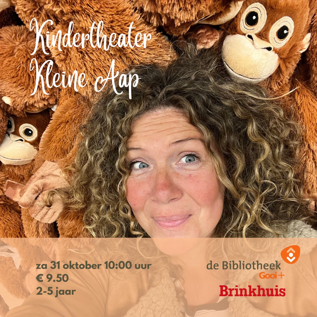 Muziektheater Kleine Aap Nationale Voorleesdagen 2-5 jaar.