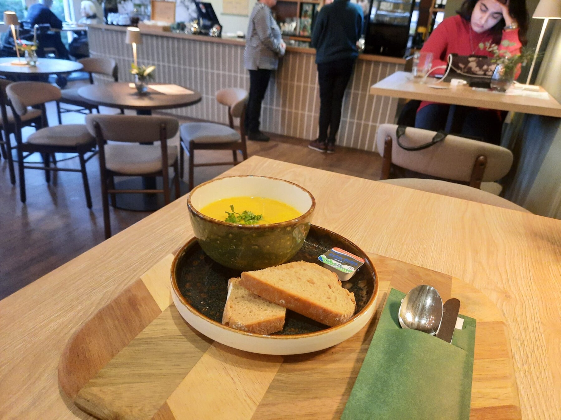 Dagsoep restaurant Foyer Brinkhuis Laren