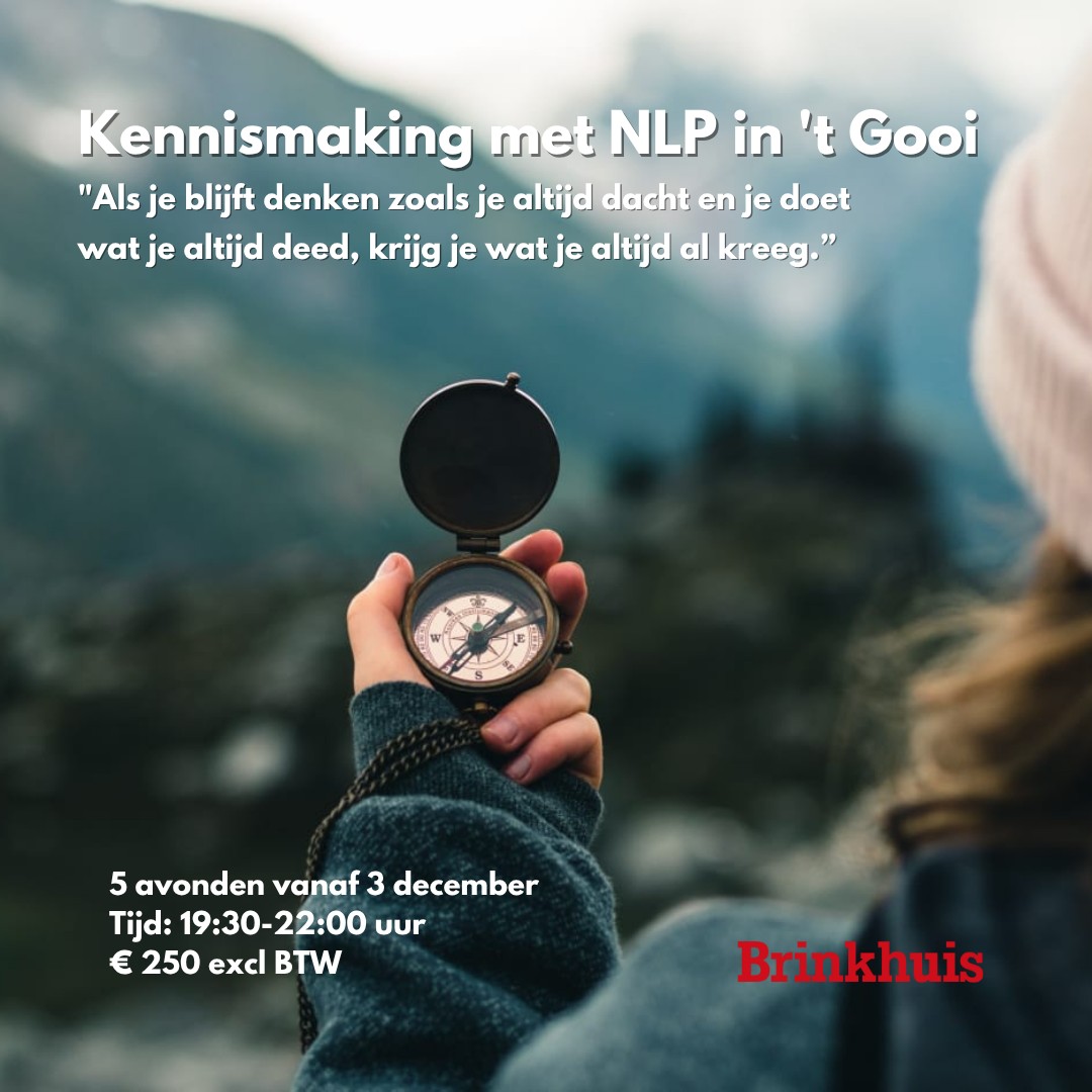 Kennismaking met NLP in het Brinkhuis in Laren