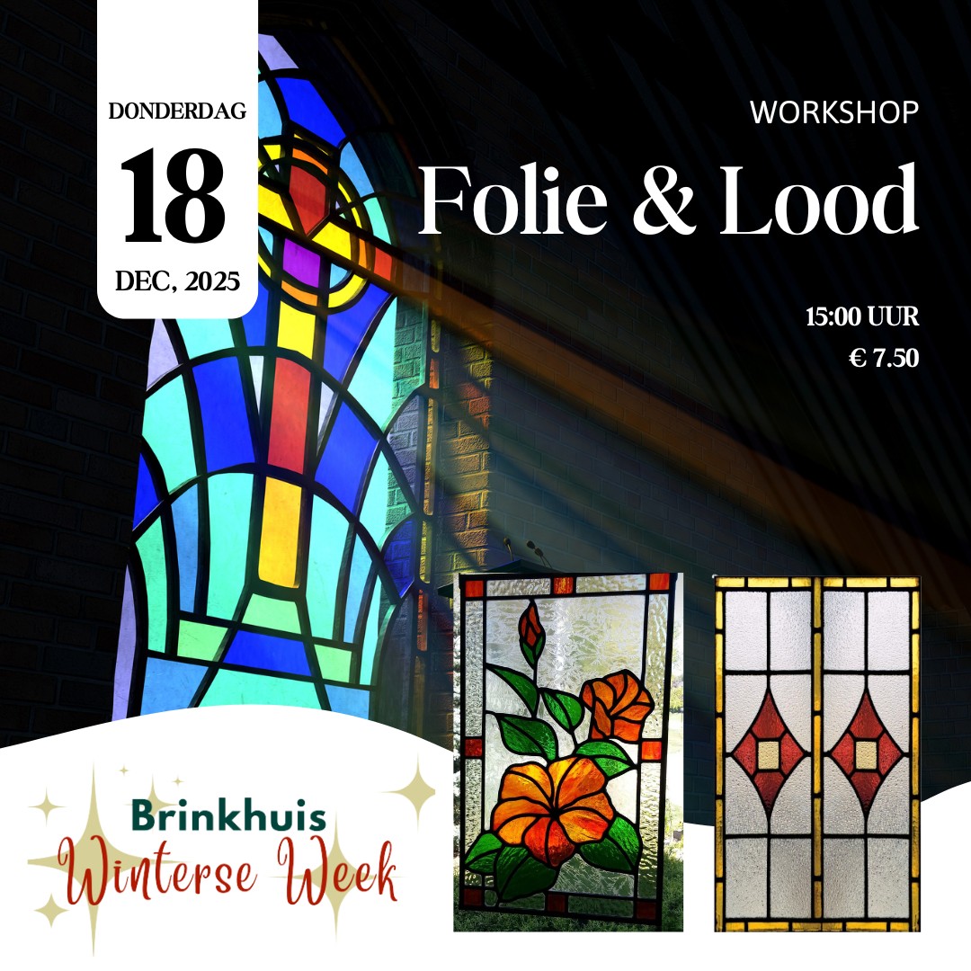 Folie & Lood Workshop Laren tijdens de Winterse Weken Folie & Lood Workshop Laren tijdens de Winterse Weken