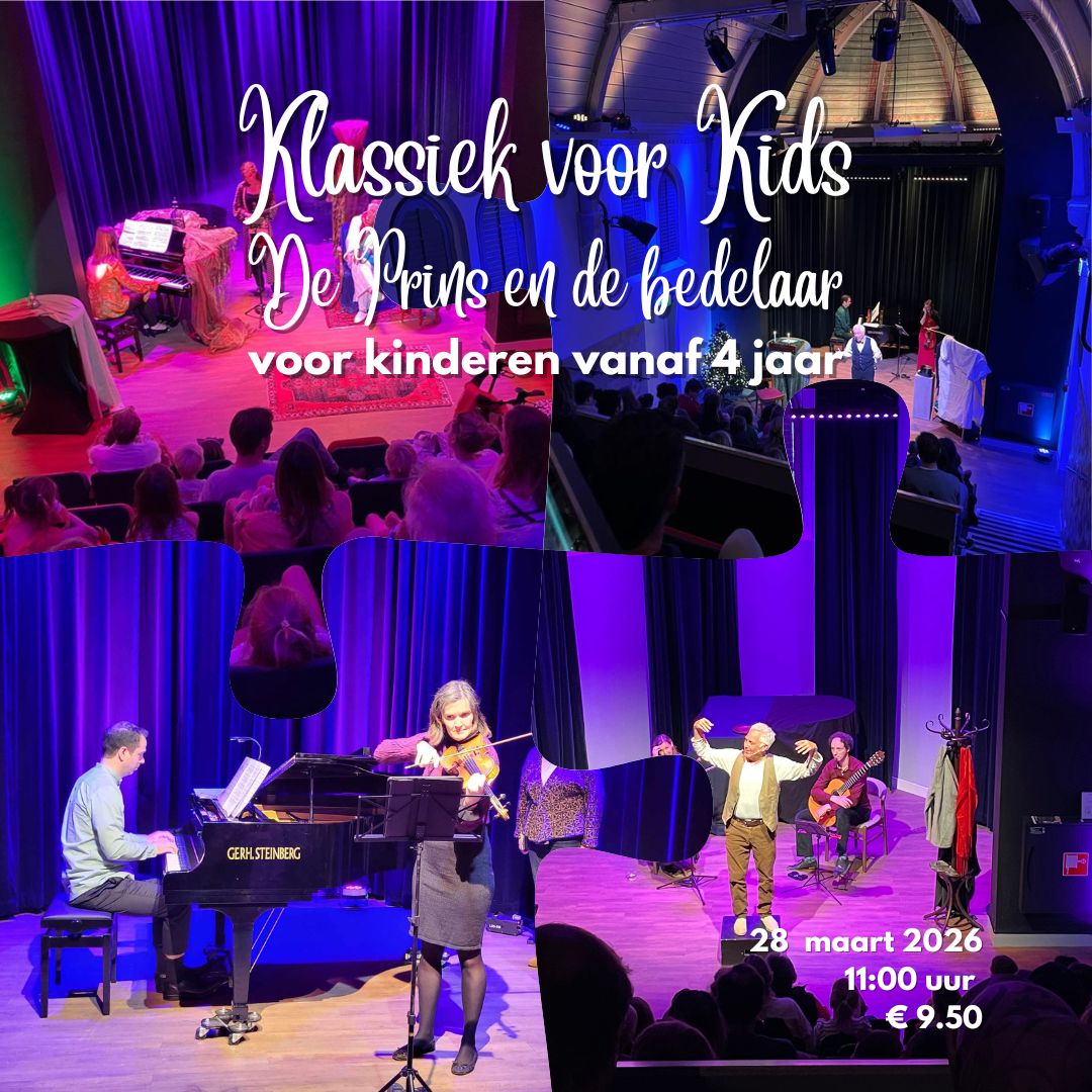 Klassiek Voor Kids Prins En De Bedelaar in het Brinkhuis Theater Laren