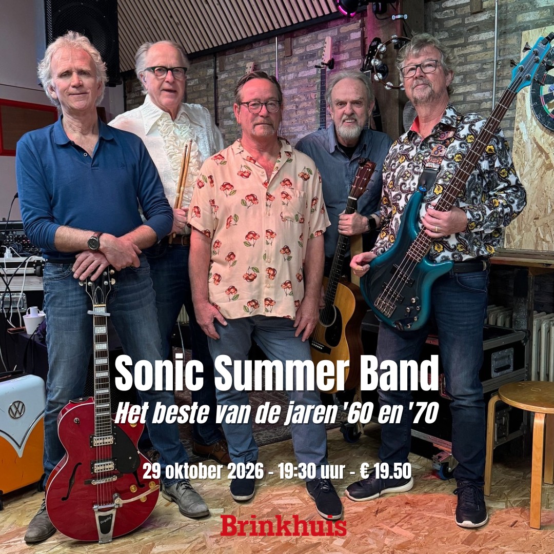Sonic Summer Band in het Brinkhuis Theater Laren