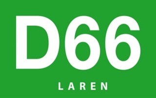 Logo D66 Laren 2026