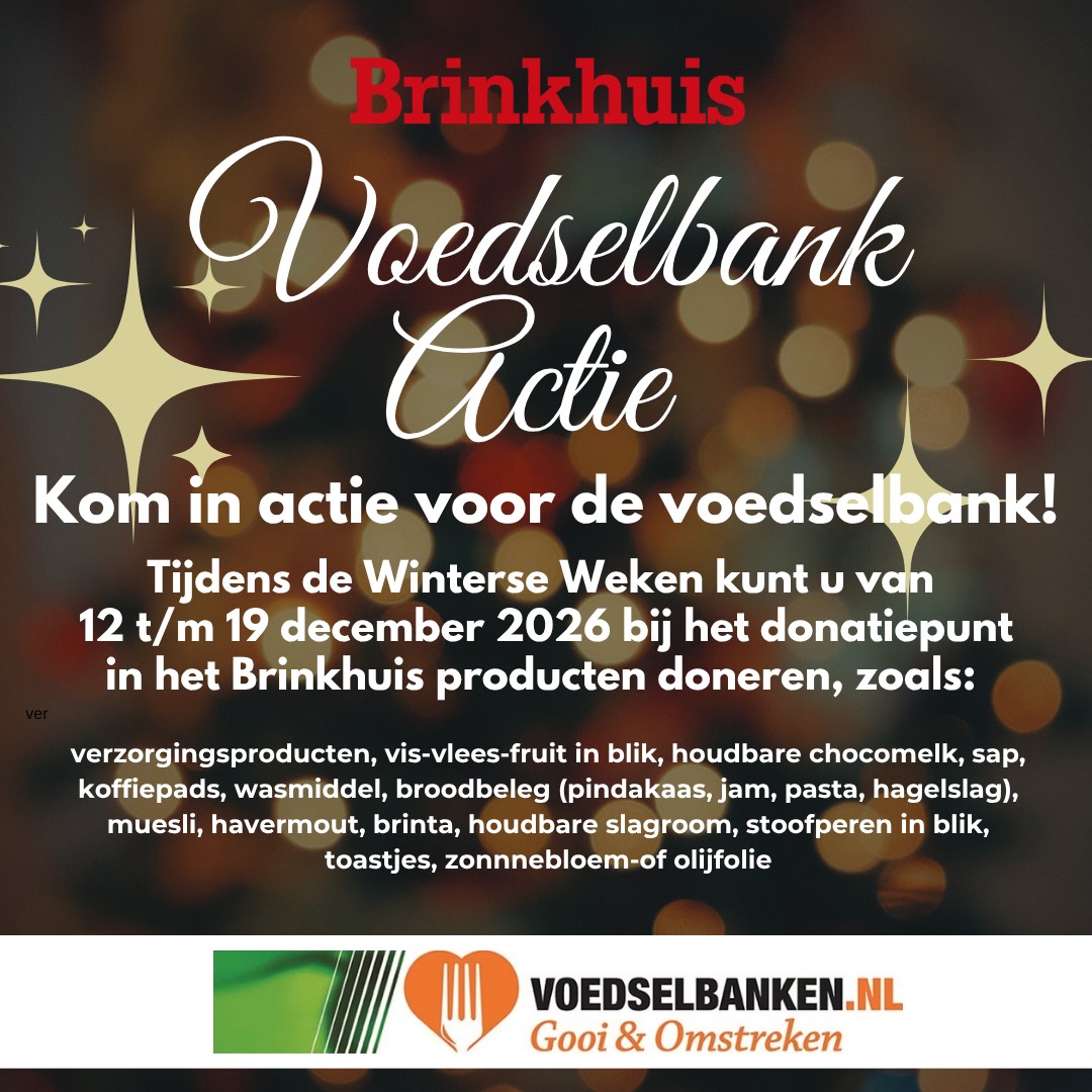 Voedselbank Actie Winterse weken Brinkhuis Laren