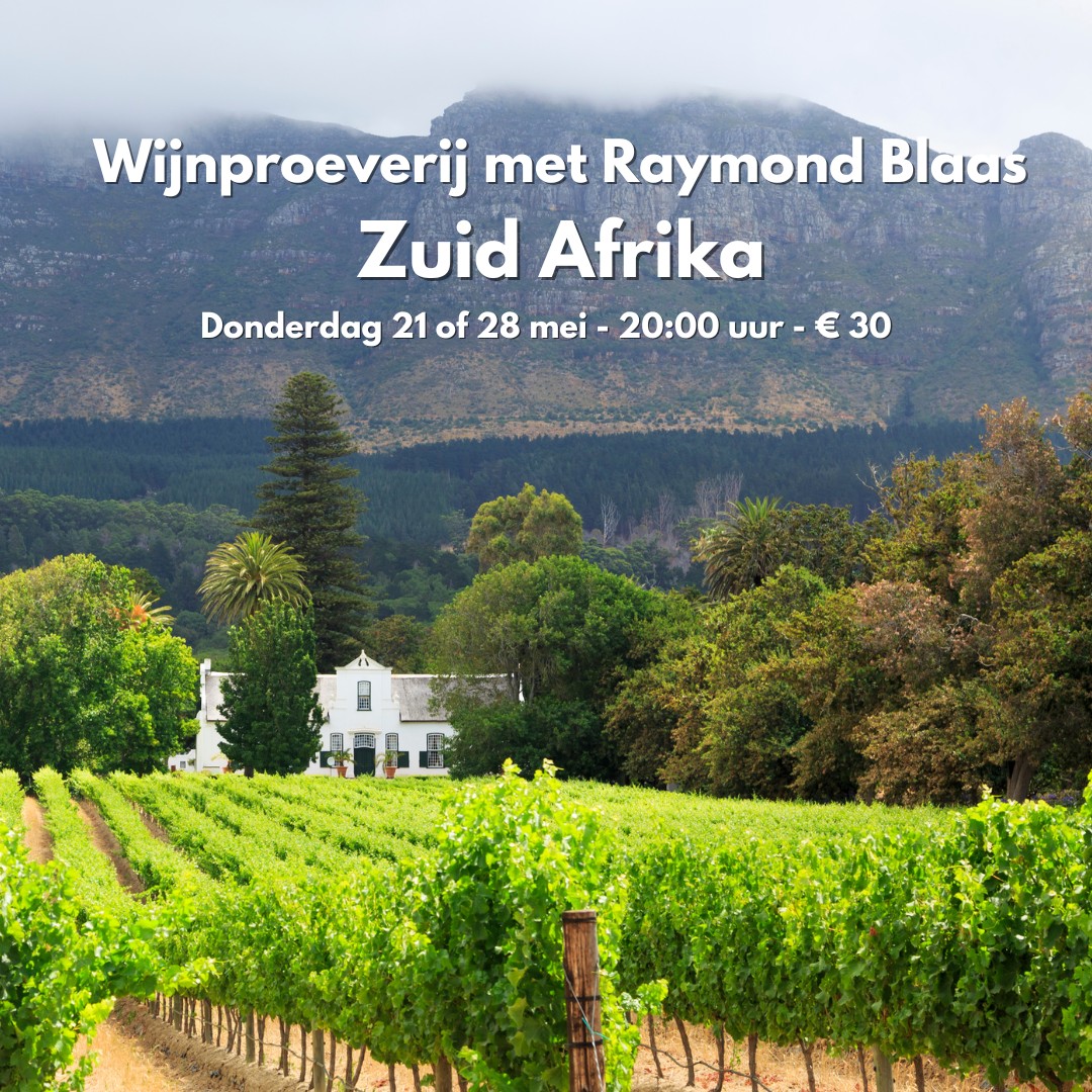 Wijnproeverij Zuid Afrika Raymond Blaas