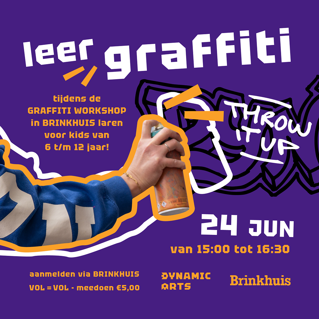 Dynamic Arts Graffiti Workshop Brinkhuis Laren