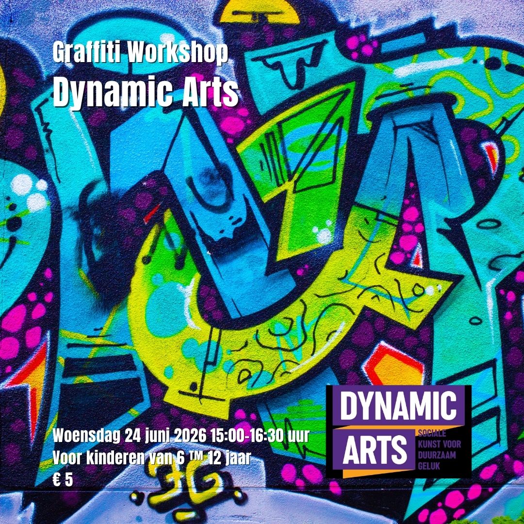 Graffiti Workshop Dynamic Arts in het Brinkhuis Atelier Laren