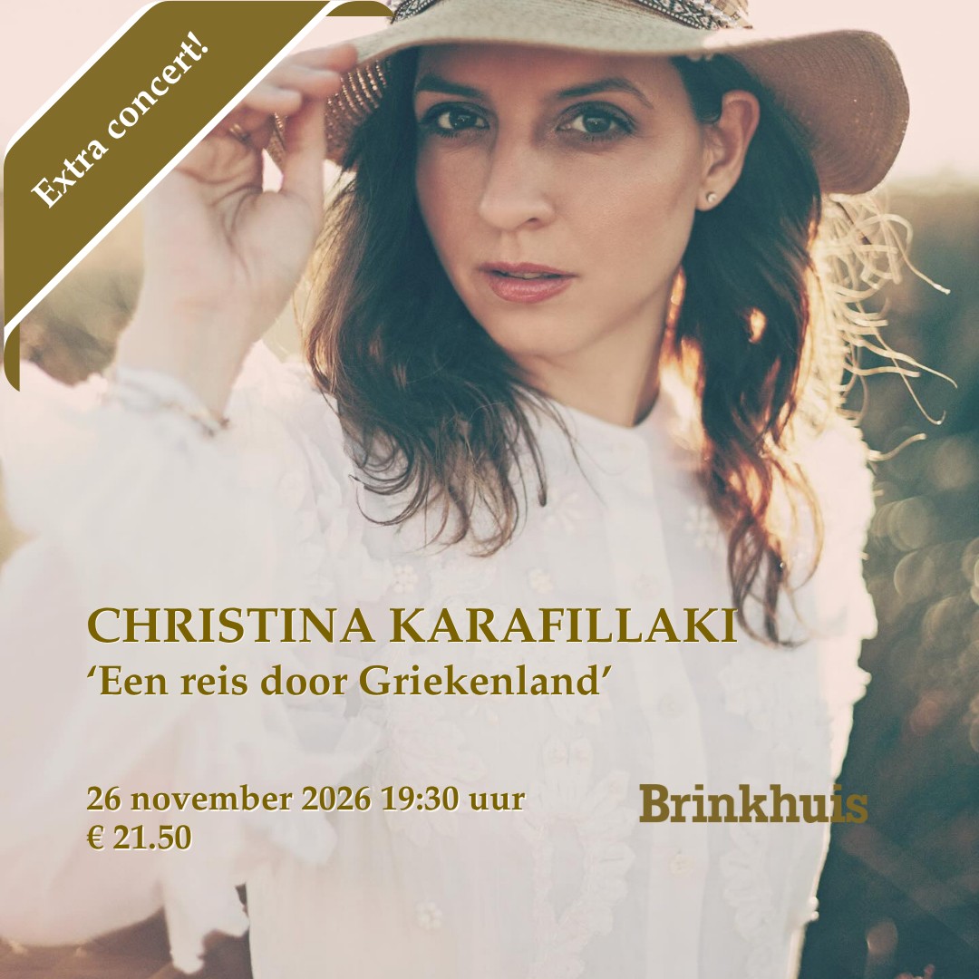 Een Griekse avond met Christina Karafillaki in het Brinkhuis theater Laren